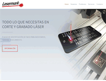 Tablet Screenshot of lasermark.com.mx