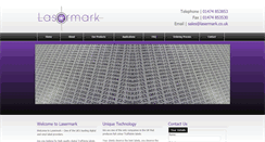 Desktop Screenshot of lasermark.co.uk